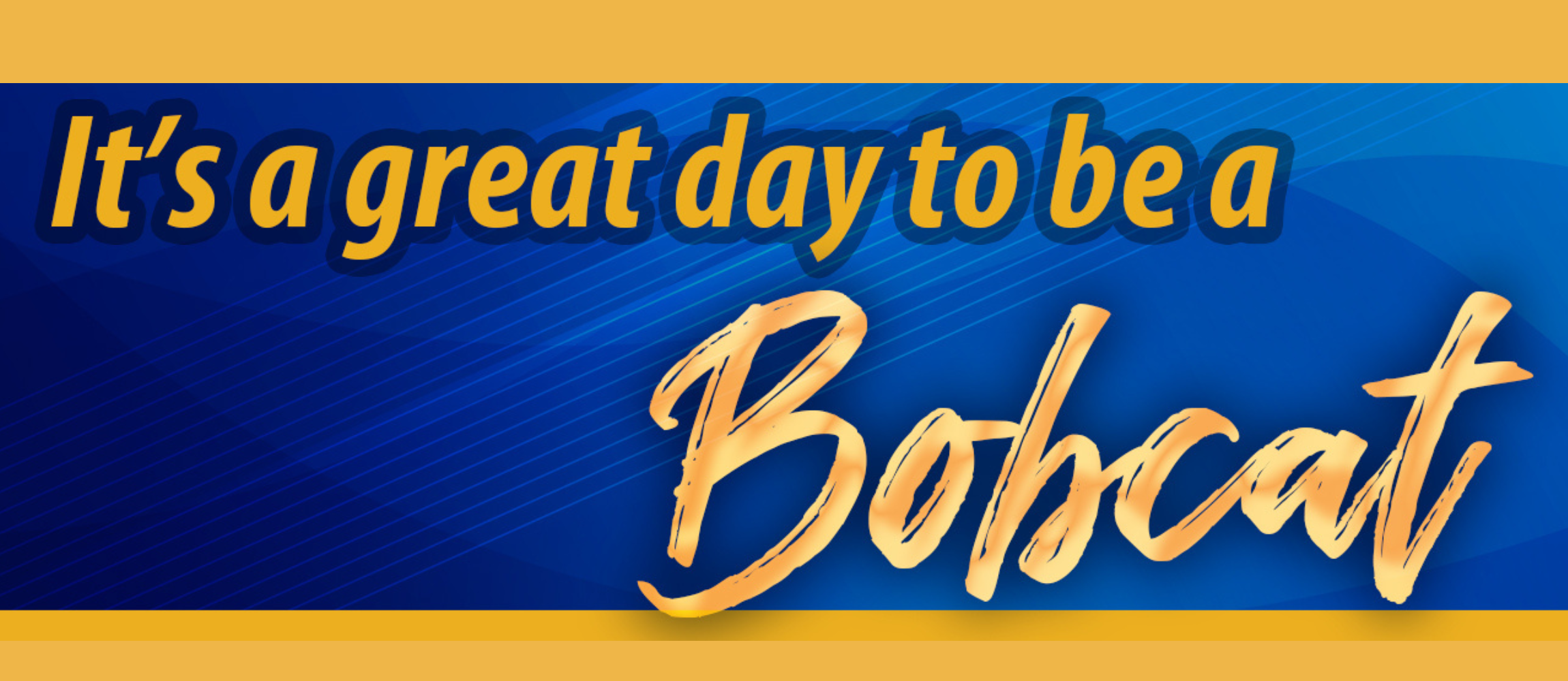 It's a great day to be a bobcat!