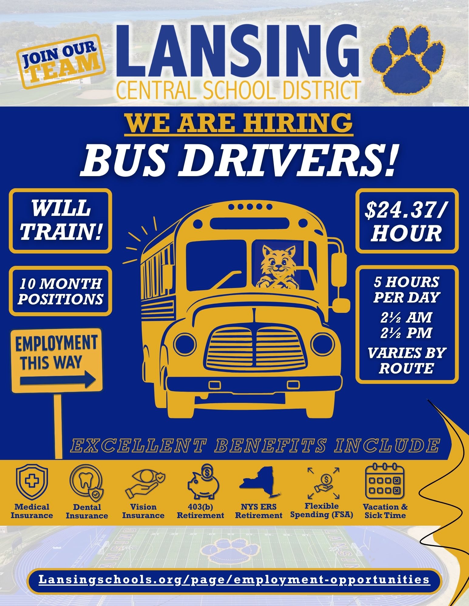 driver hiring flyer