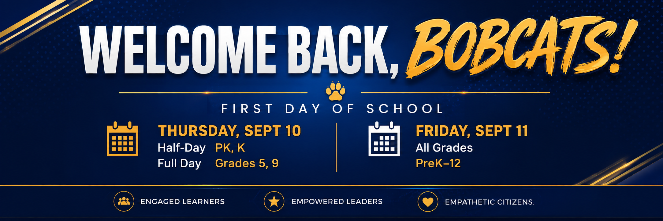 Welcome Back!