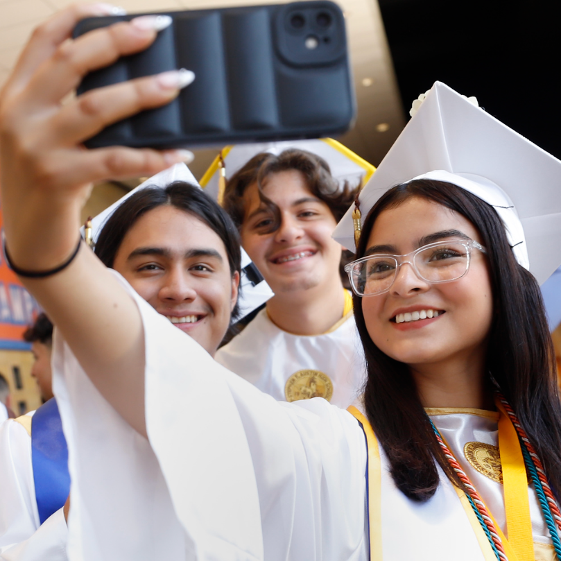 Graduate selfie