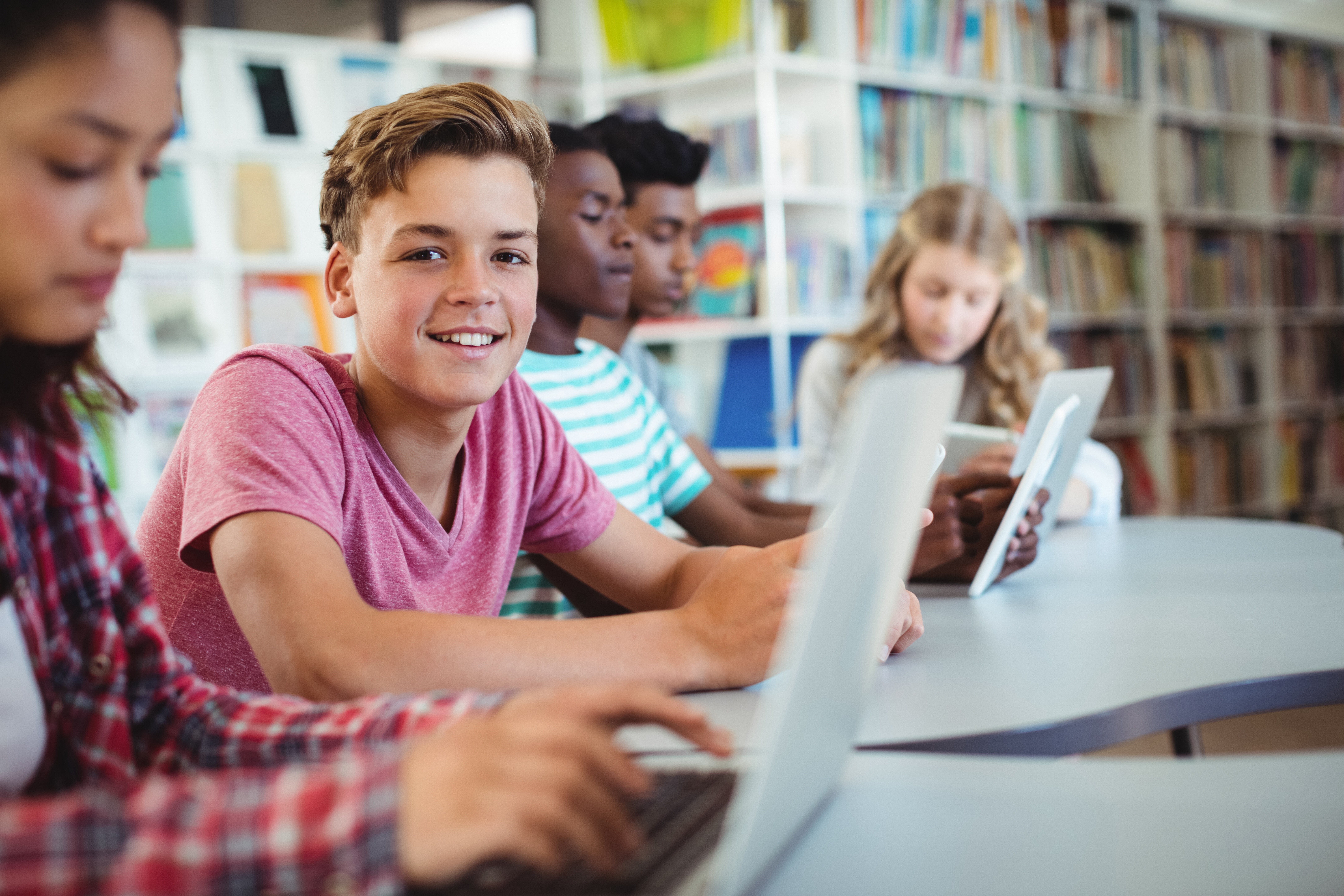 Students Using Laptops Image