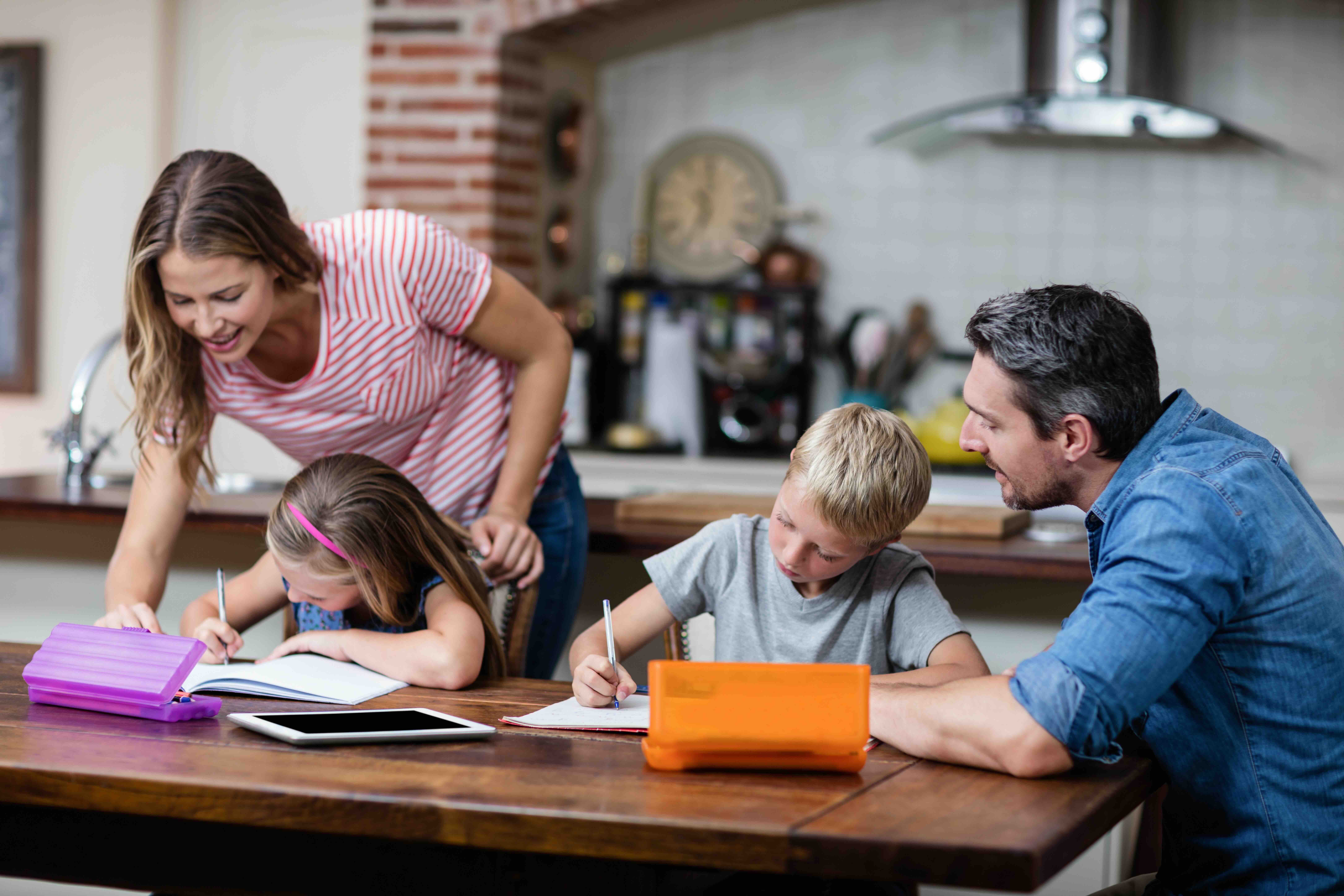 Parents Monitoring Children's Learning image