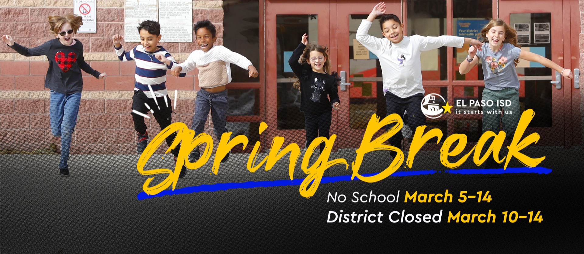 Spring Break - No School for Students/District Closed