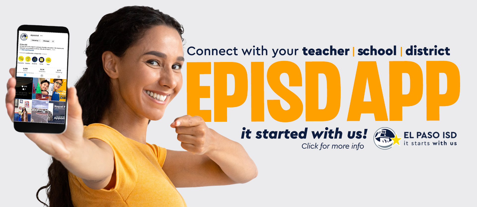 connect with the EPISD App