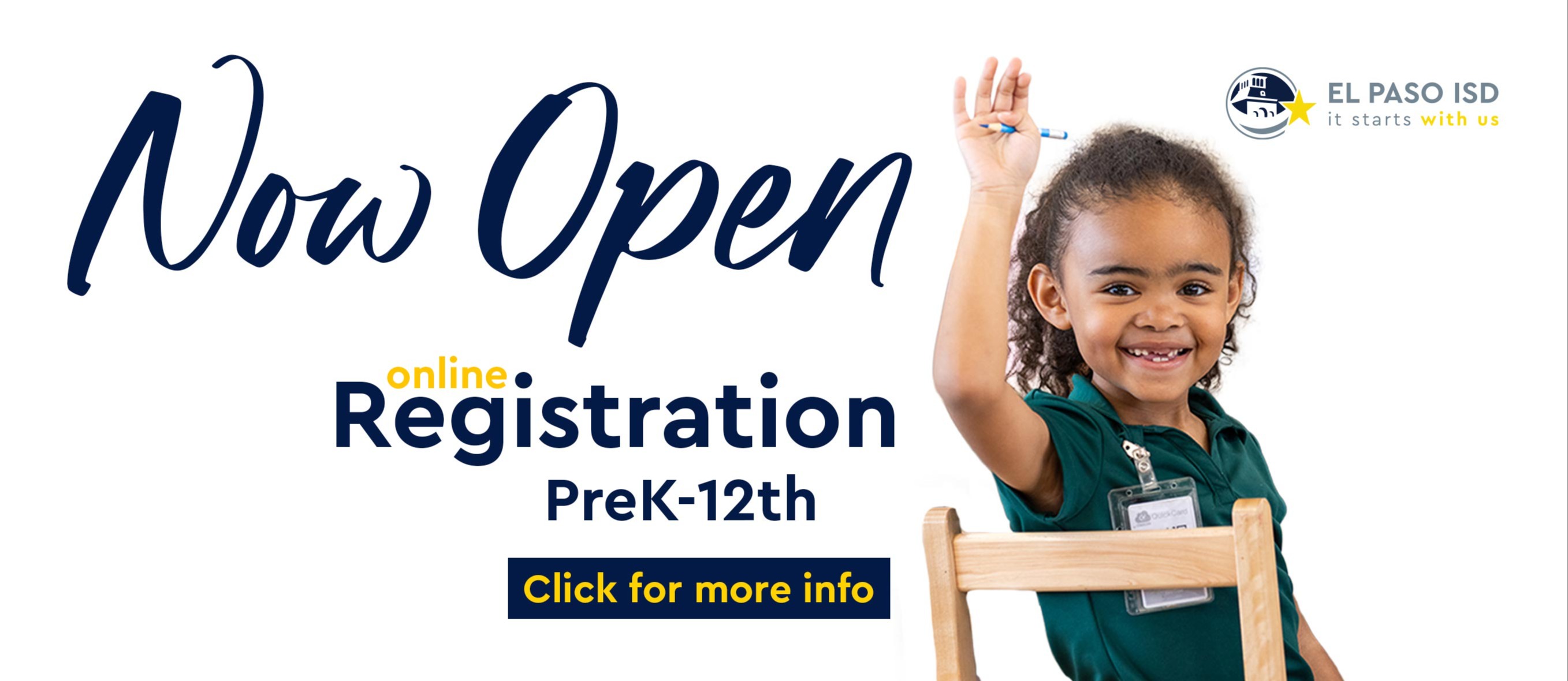 now open online registration prek-12 click for more info