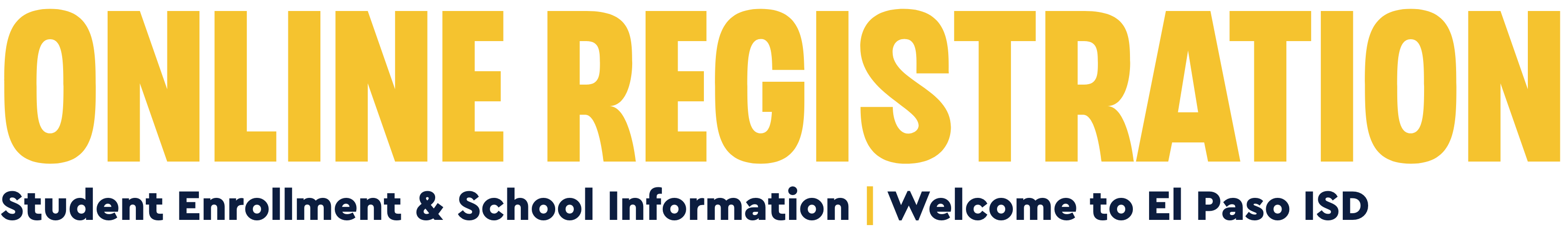 online registration