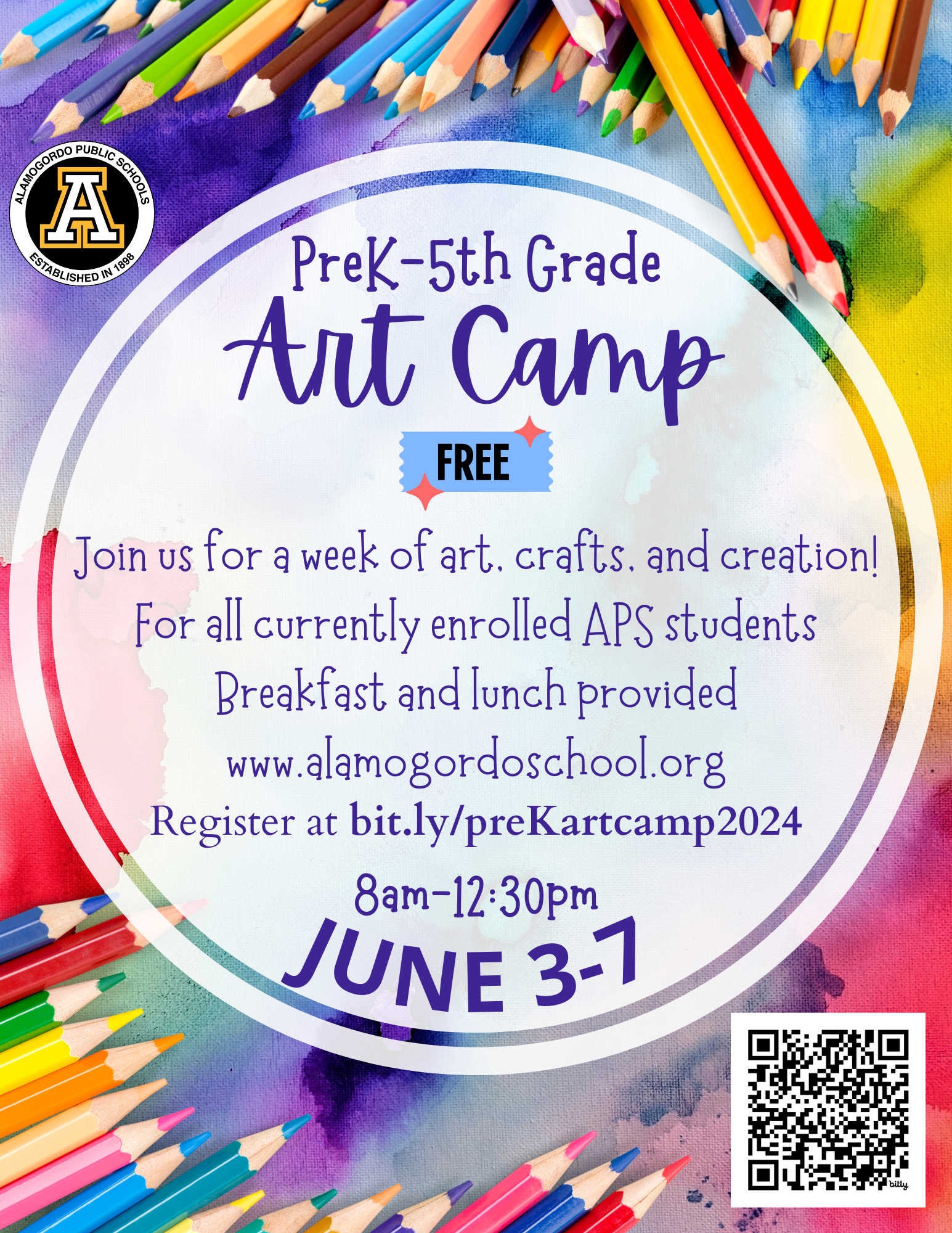 Art Camp PreK - 5th Grade