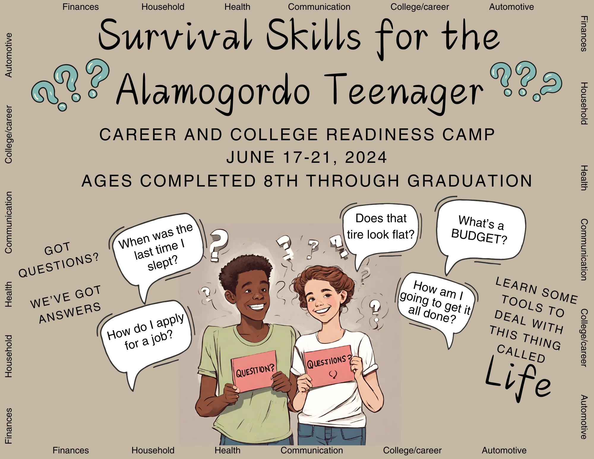 Survival Skills for the Alamogordo Teenager 