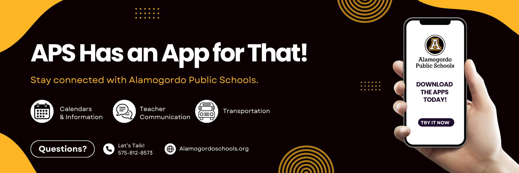 APS has an App for That! Graphic