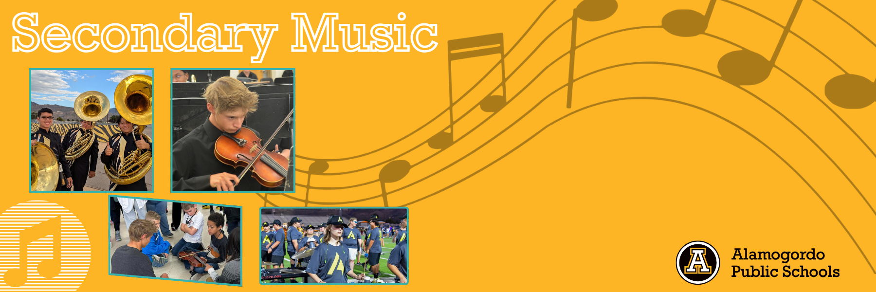 Secondary Music Website Banner 