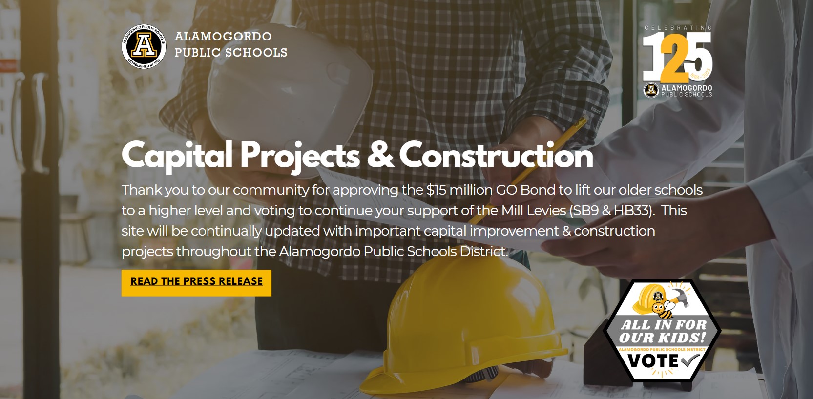 Capital Projects Website