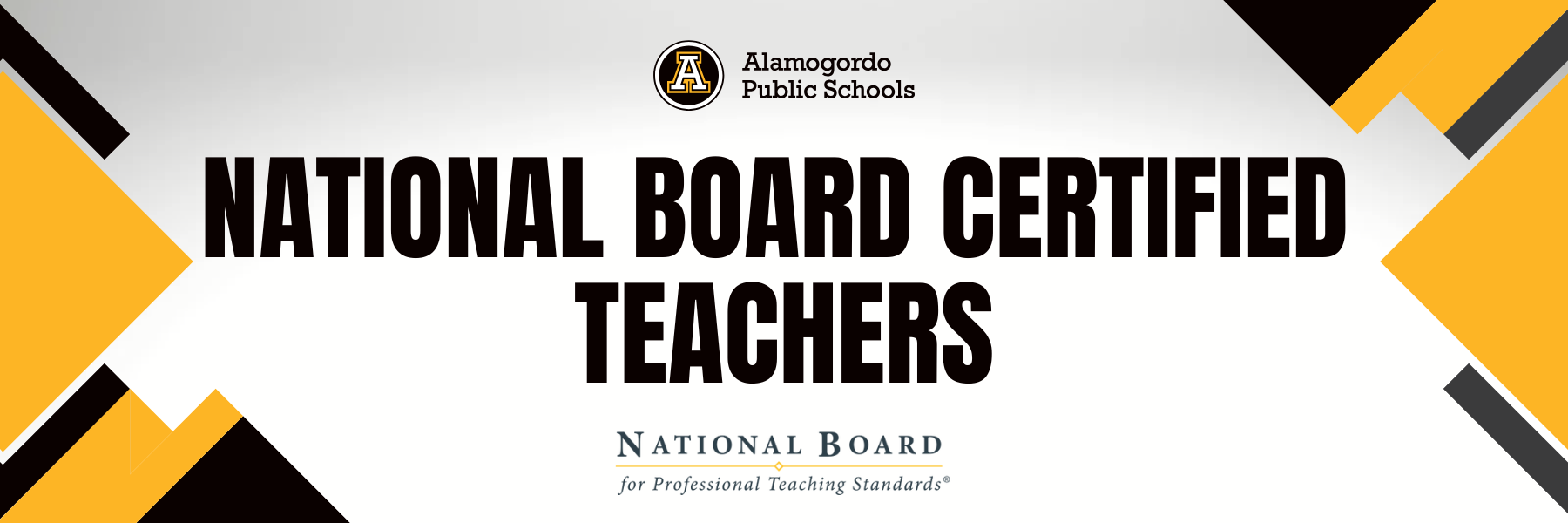 National Board Certified Teachers Web Banner