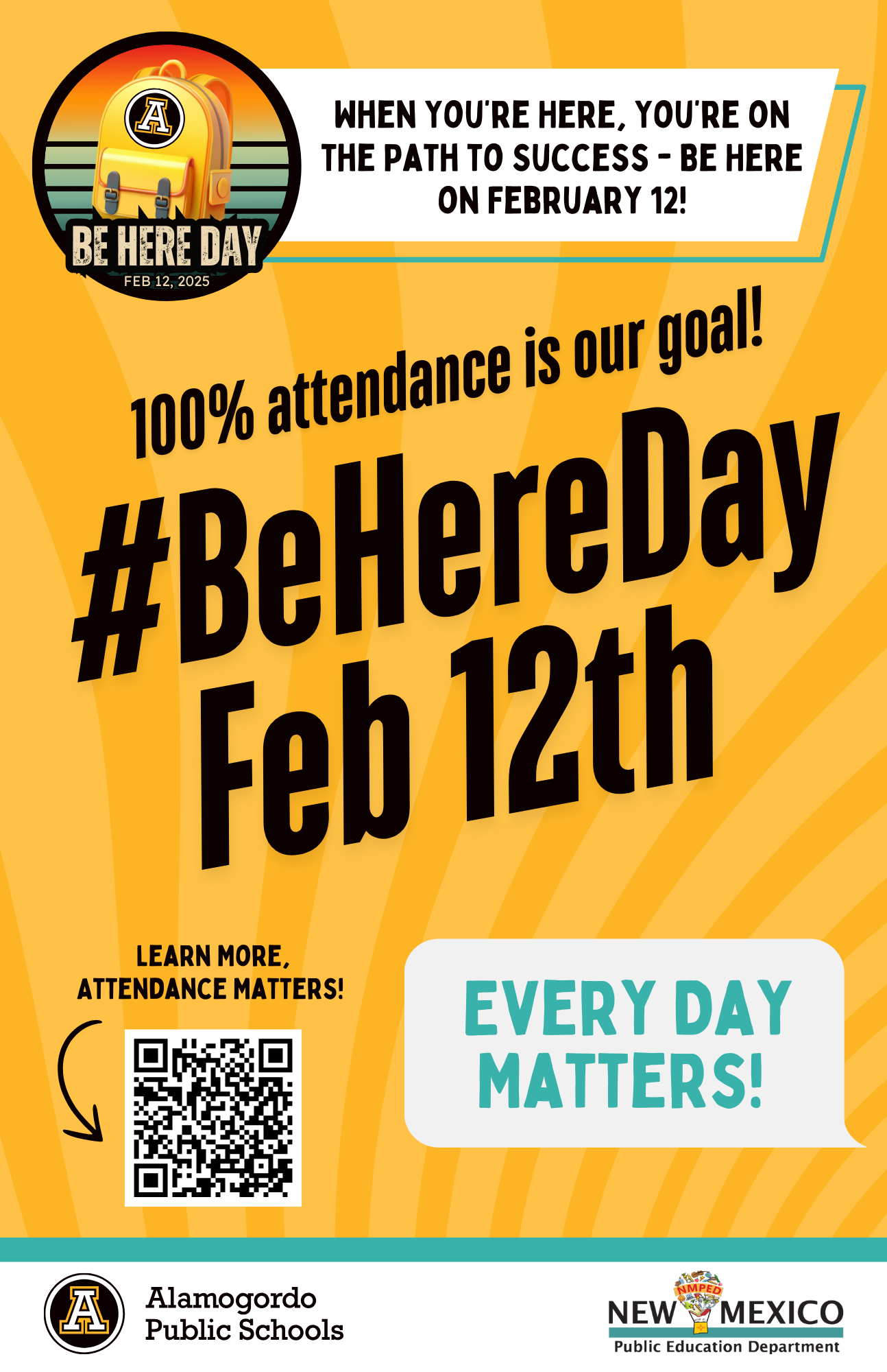 Be Here Day Poster