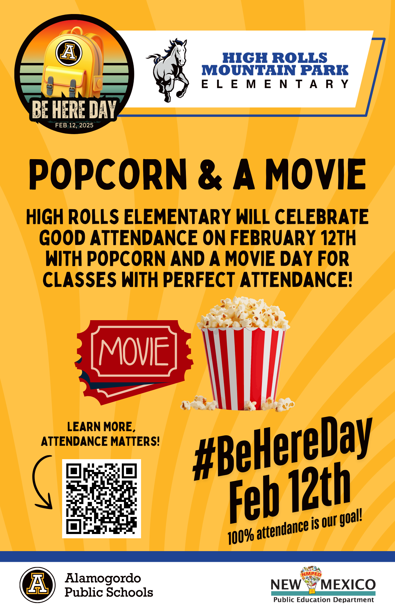 Be Here Popcorn & Movie