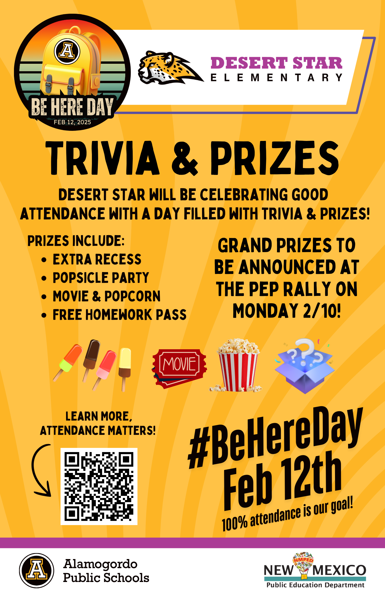 Be Here Trivia Poster