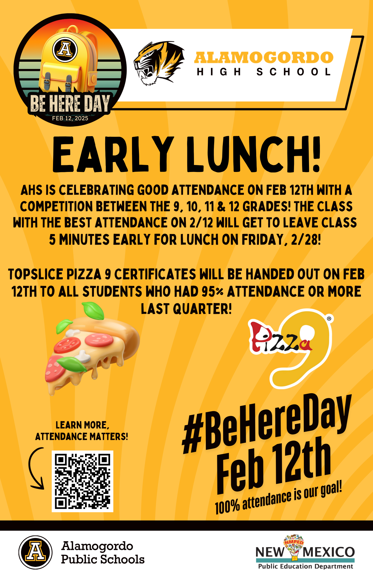 Be Here Day - AHS Pizza