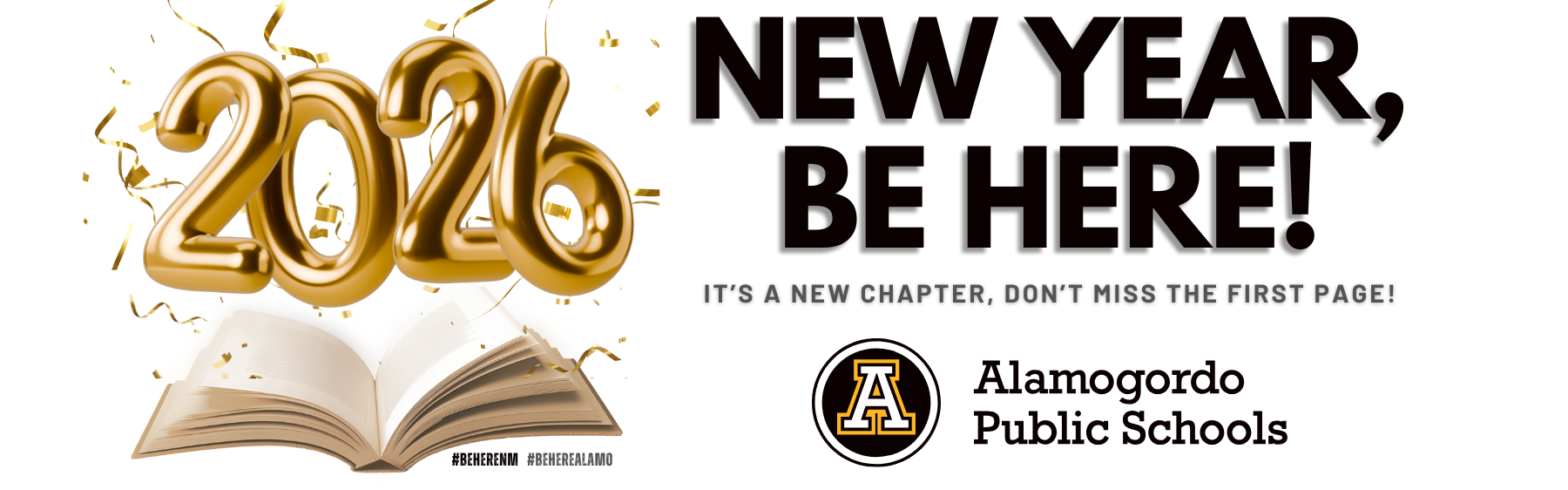 January Be Here Graphic 