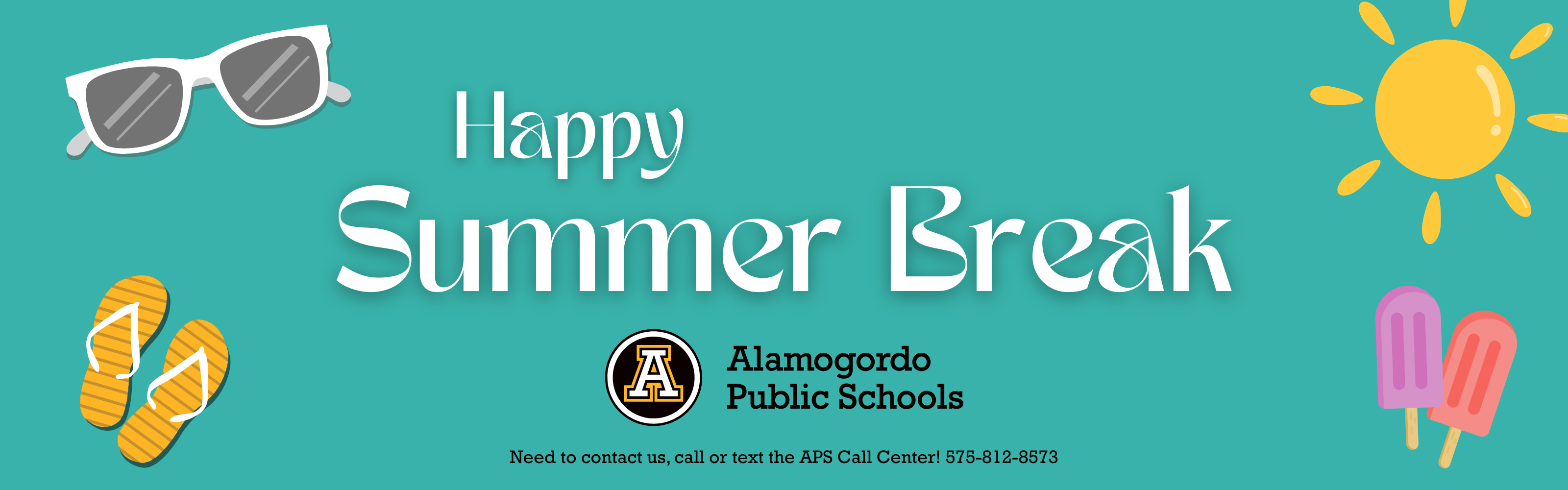 Summer Break Header Graphic