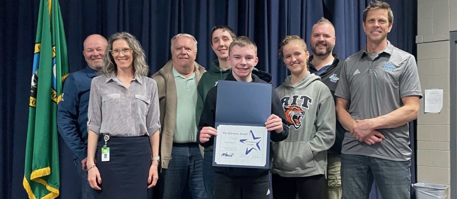 February Solvencia Award Recipient from Lakeside High School