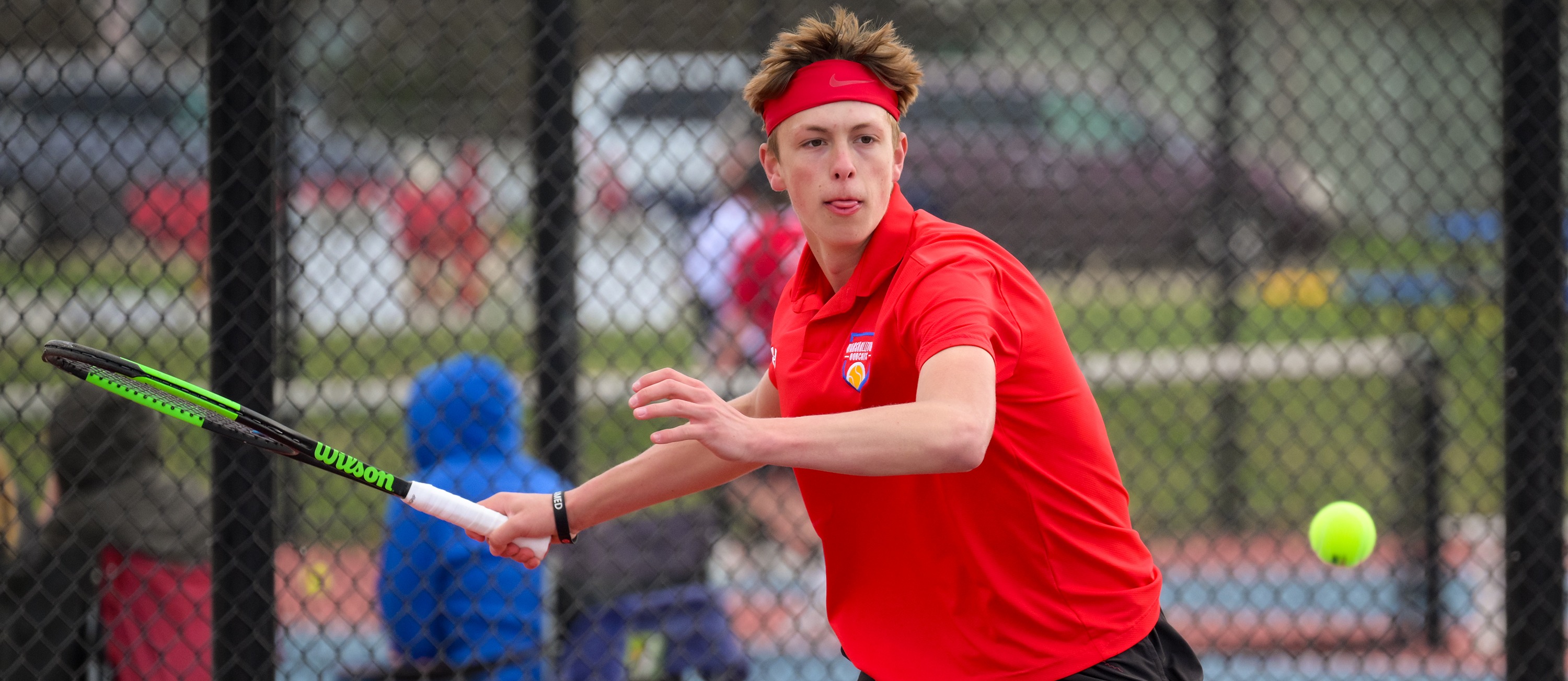 Boys tennis player