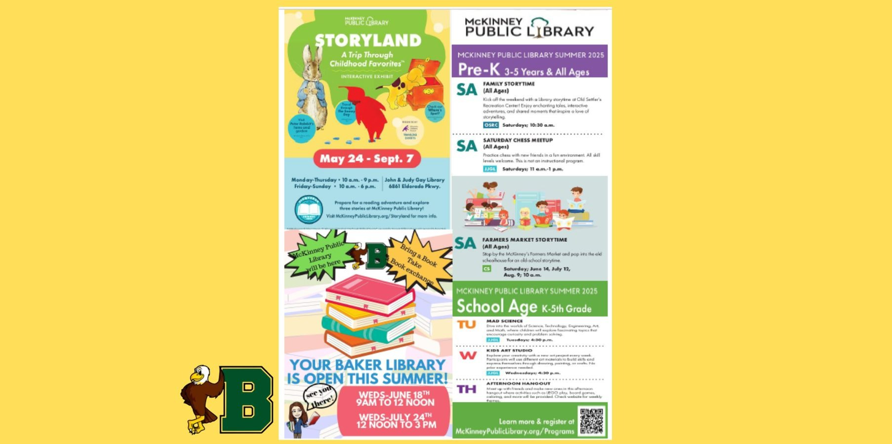 Baker Elementary Summer Library