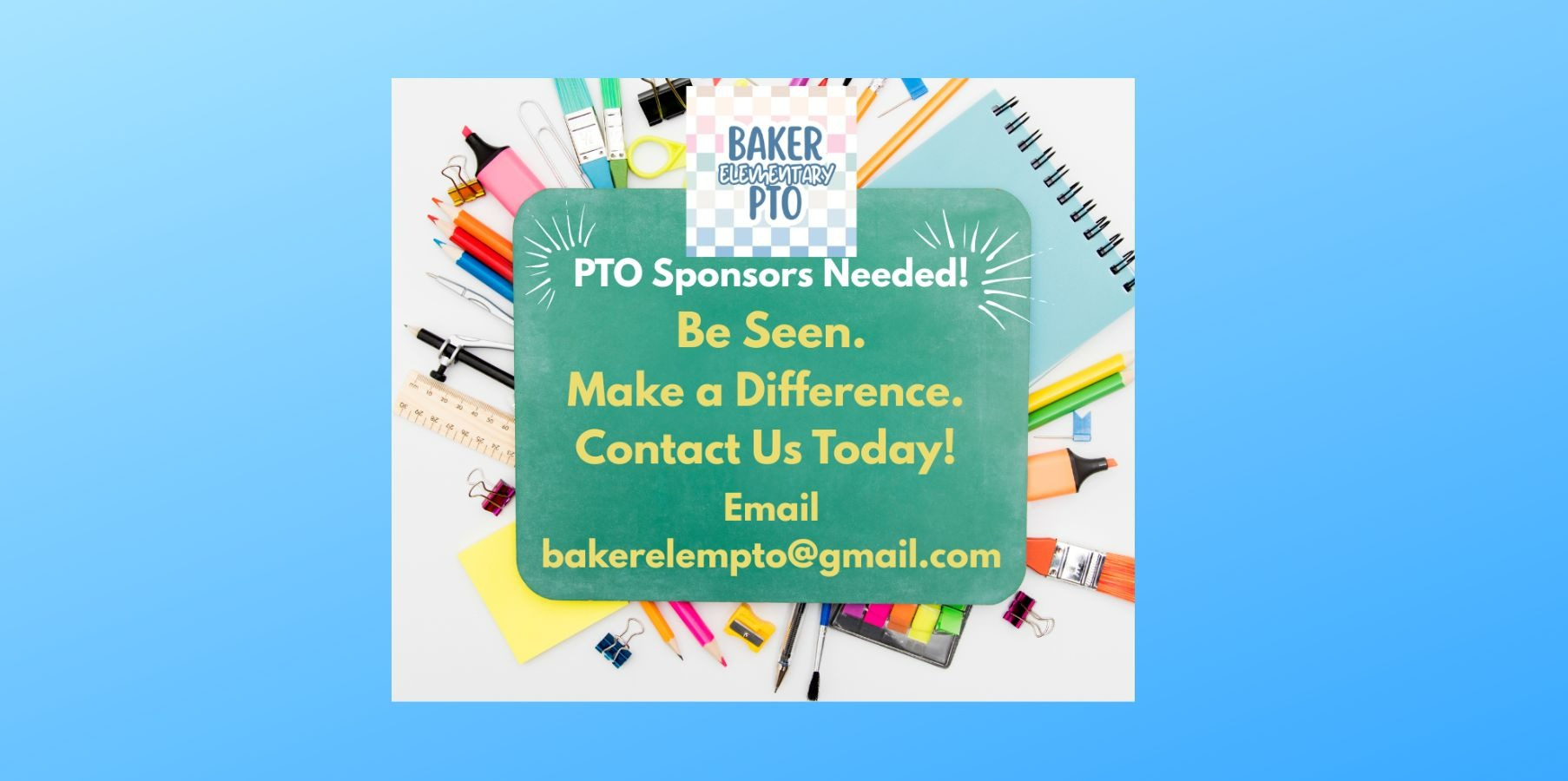 Baker PTO Sponsorships