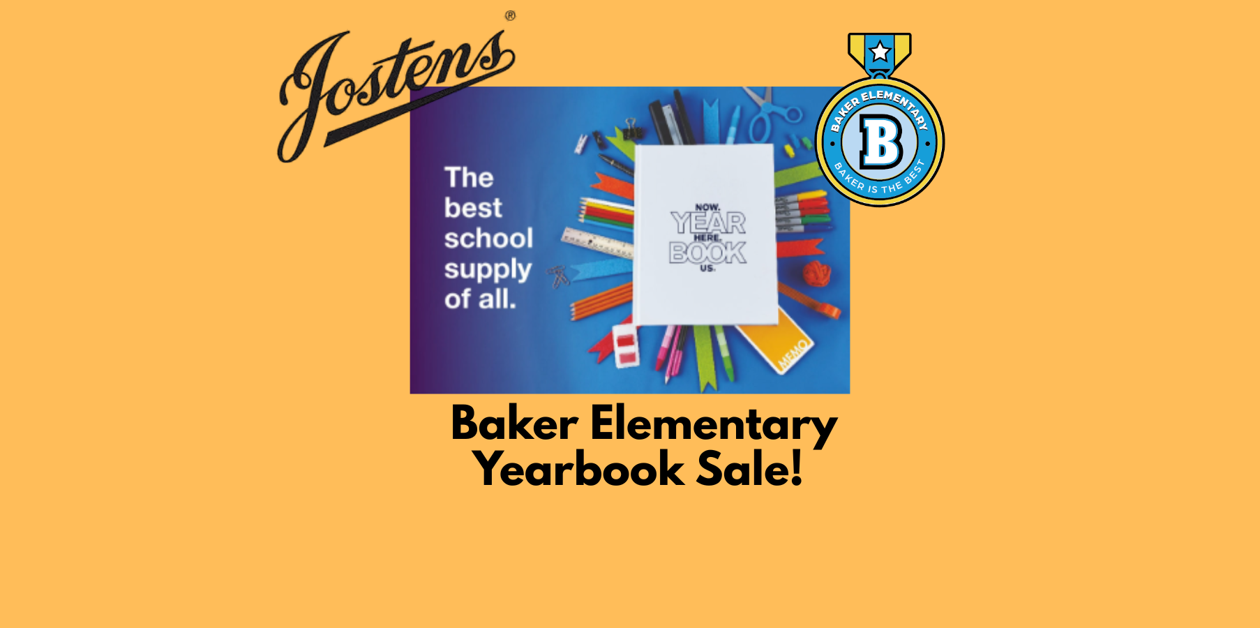 Baker Elementary Jostens Yearbook Sale