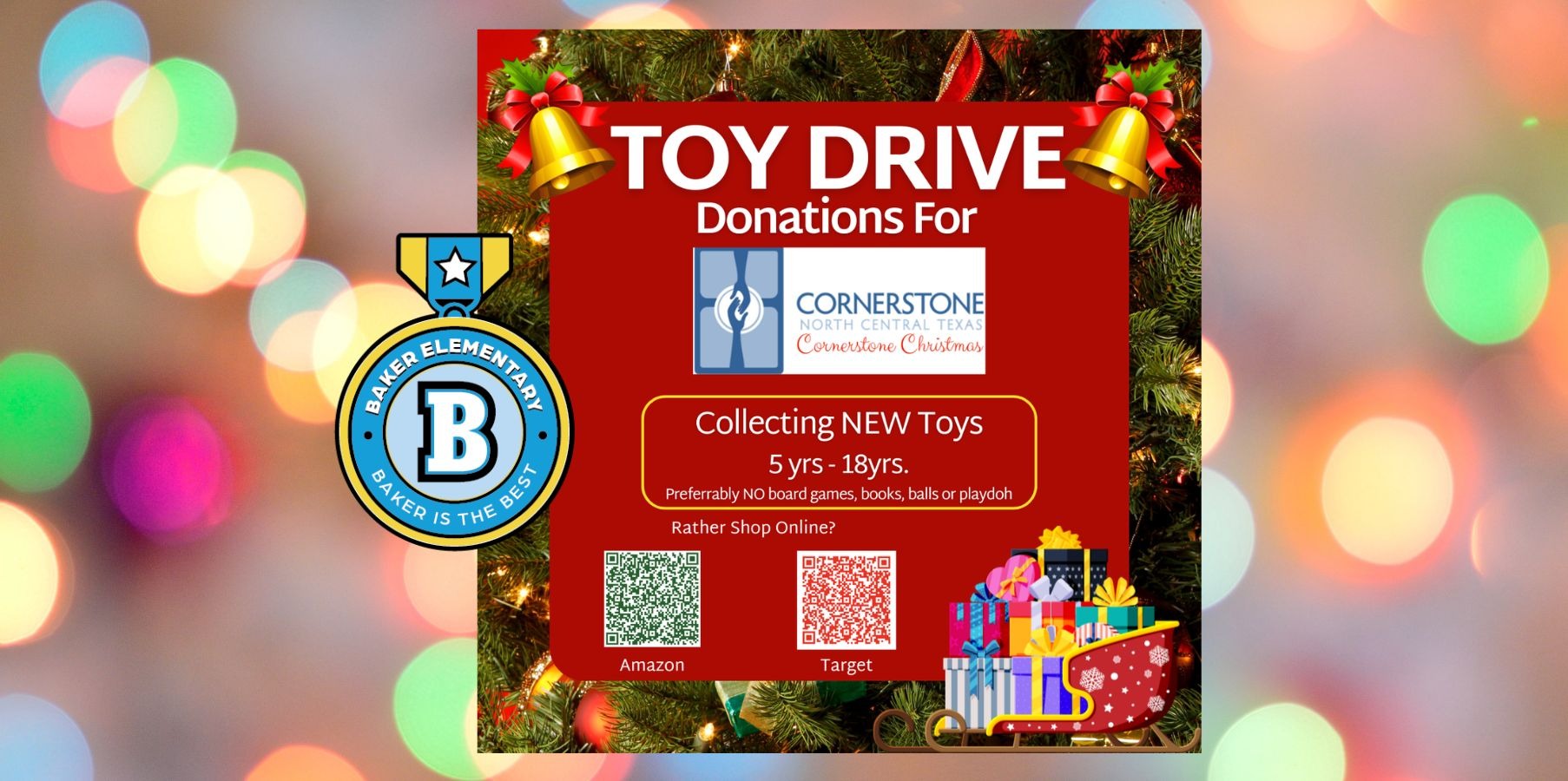 Baker Elementary and Cornerstone Christmas