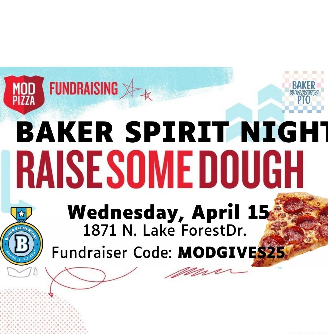 Baker Elementary Spirit Night at Mod Pizza