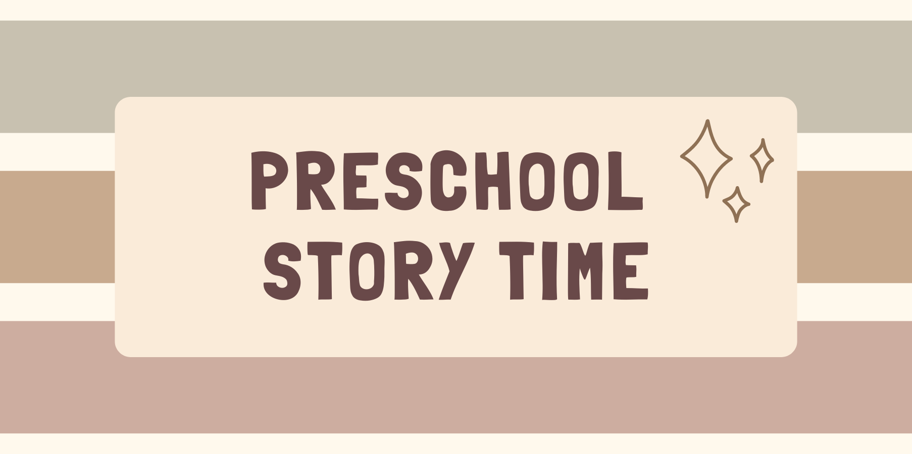 Preschool  Story Time