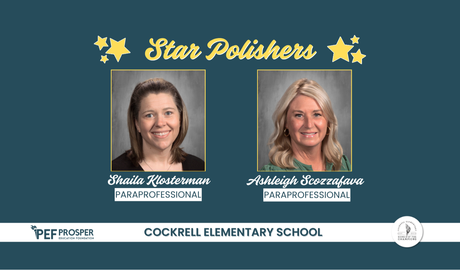 Cockrell Paraprofessional Star Polishers