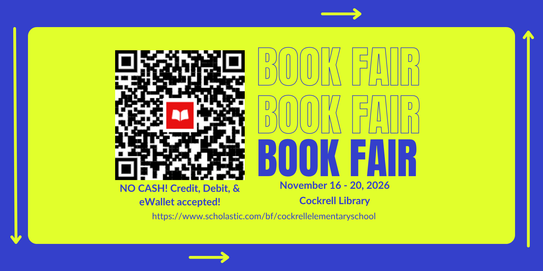 Fall Scholastic Book Fair