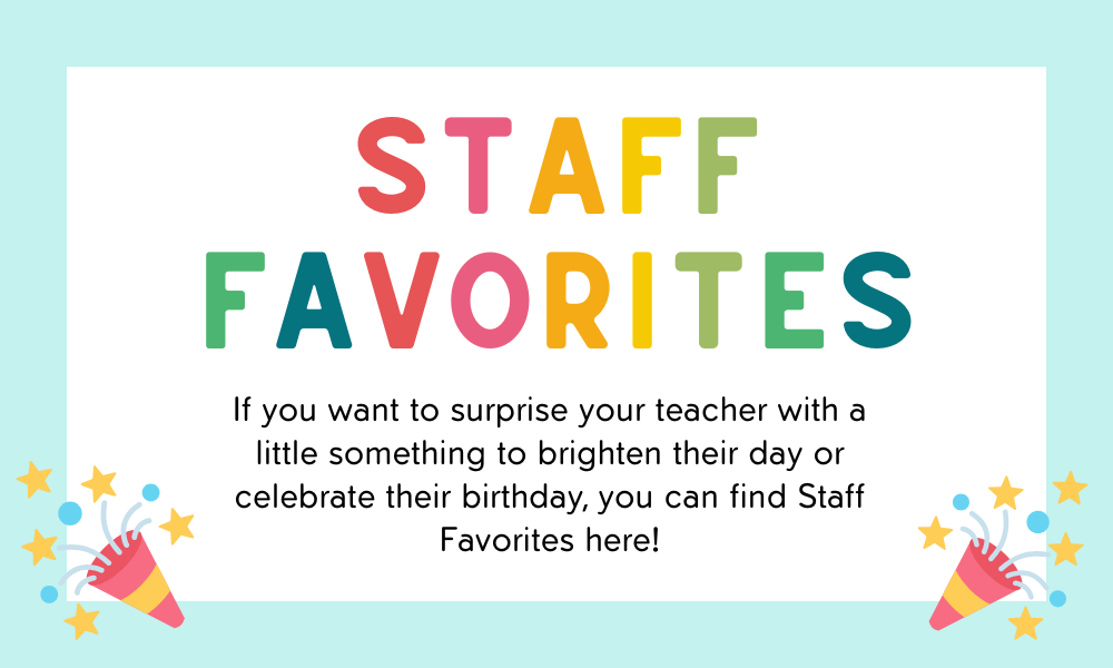 Staff Favorites