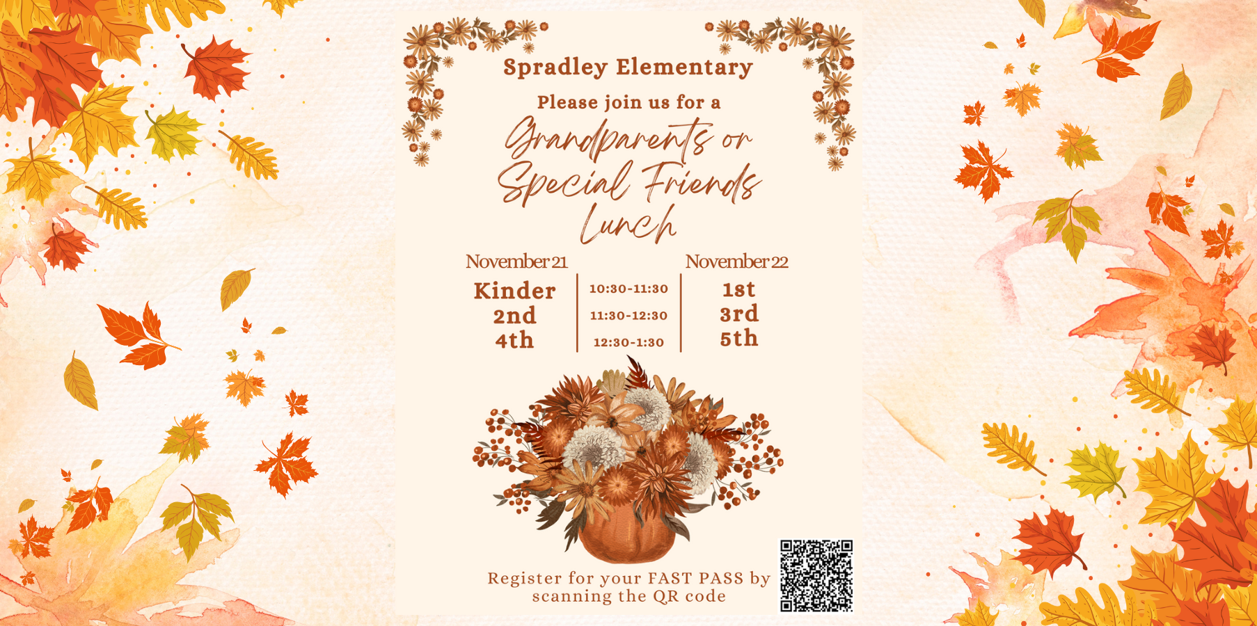 Spradley Elementary Grandparents and Special Friends Lunch