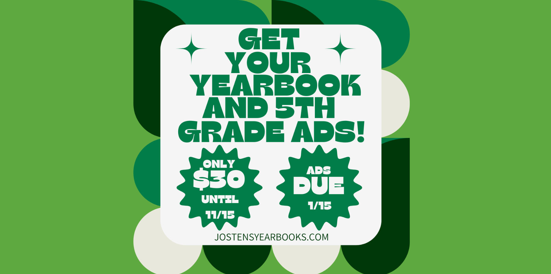 yearbook and 5th grade ads on sale