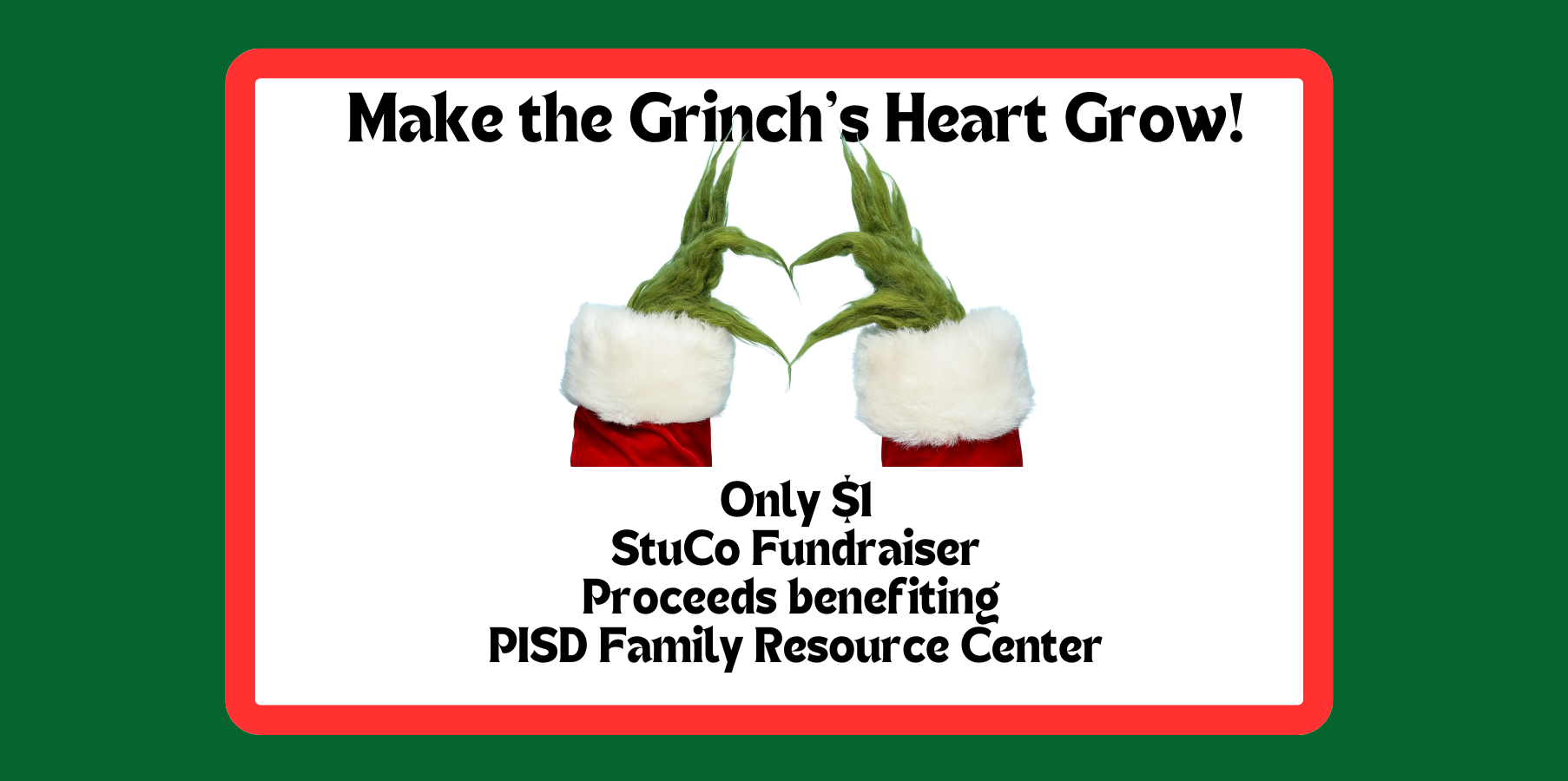 Grinch fundraiser