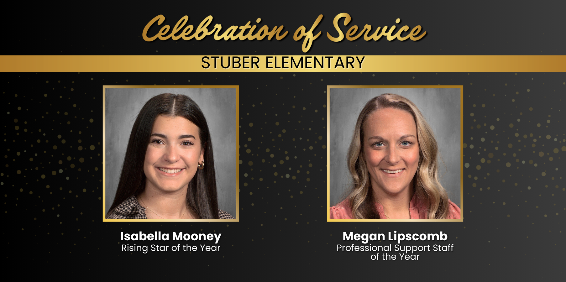 Rising Star and Professional Support Staff of the Year!