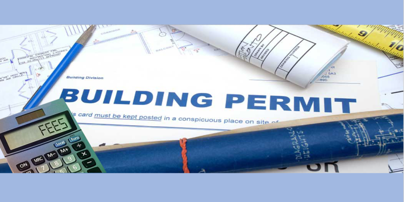 Building permit banner