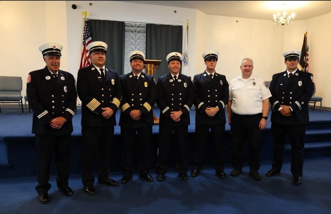 Abington Fire Fighters at Chief Swearing in Ceremony