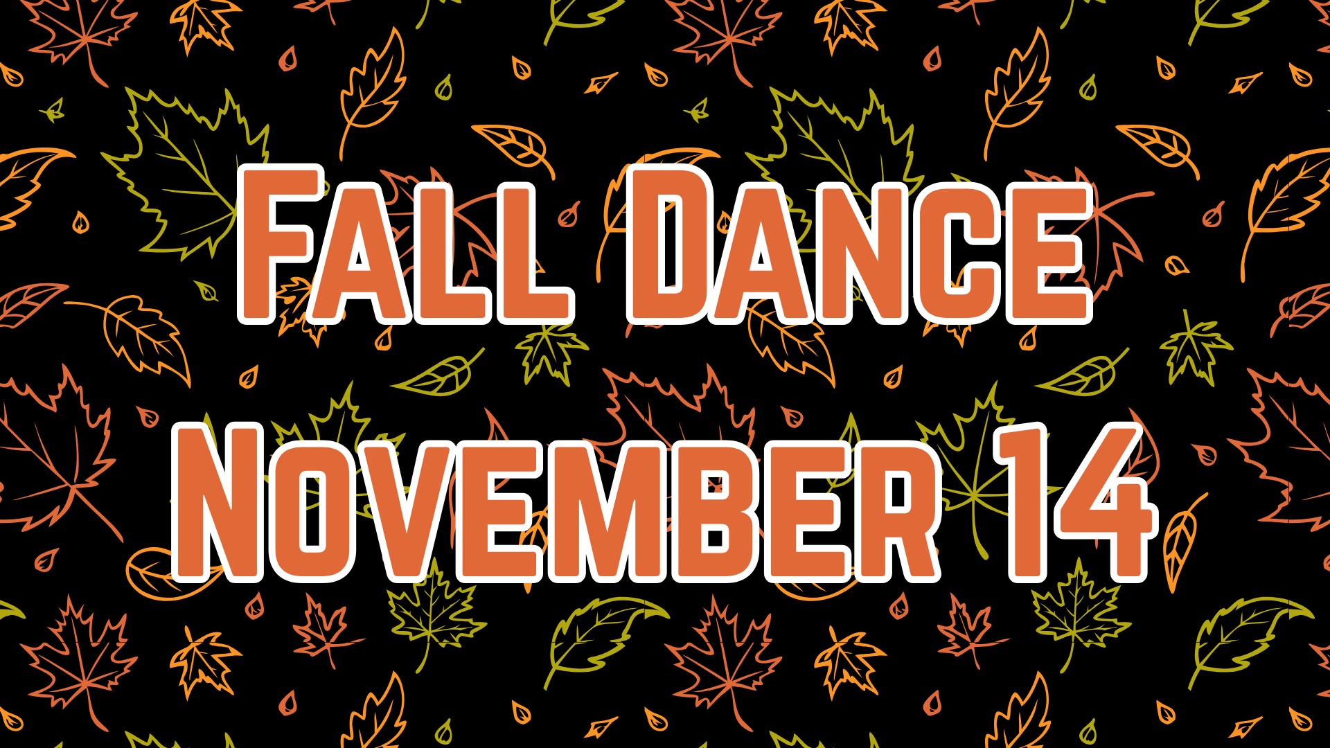 Fall Dance November 14