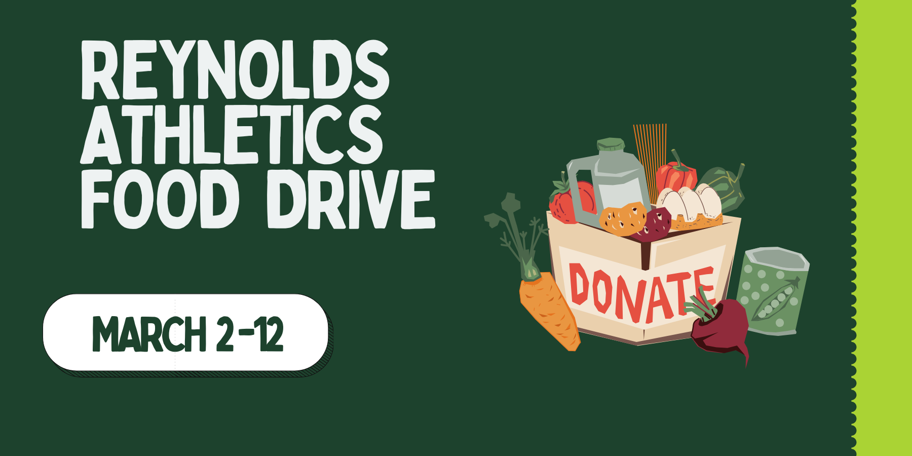 Athletics Food Drive