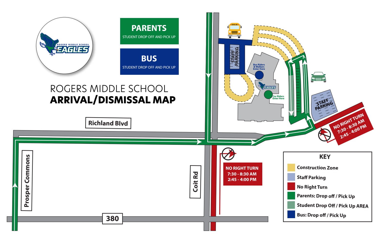 Rogers Arrival/Dismissal Maps