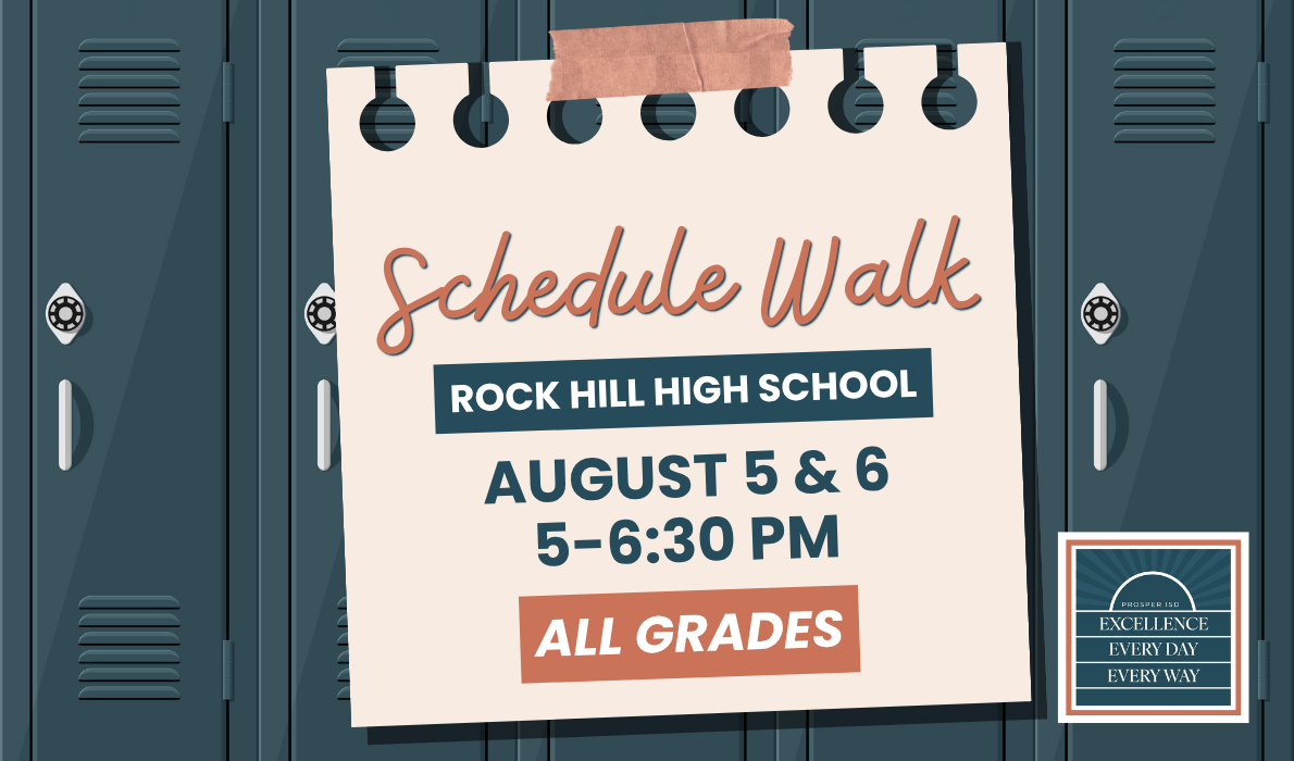 RHHS Schedule Walk