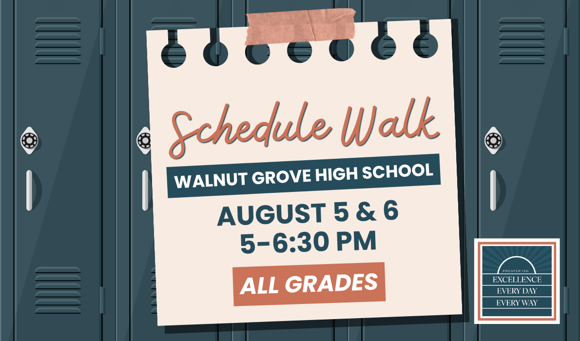 WGHS Schedule Walk