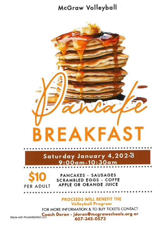 Voleyball pancake breakfast!!!!