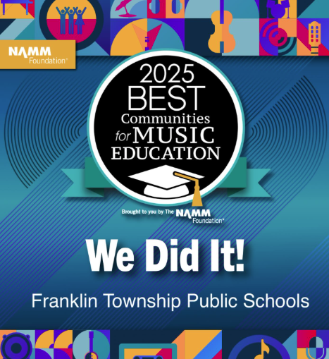 Very proud to announce that Franklin has been awarded the prestigious Best Communities For Music Education award from NAMM! Proud of what we’ve done, even more excited of what’s to come!