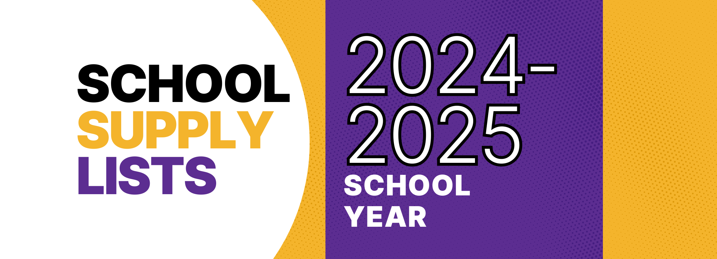 School Supply Lists 2024-2025 School Year