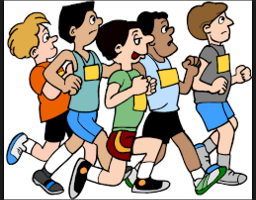 Running Club drawing