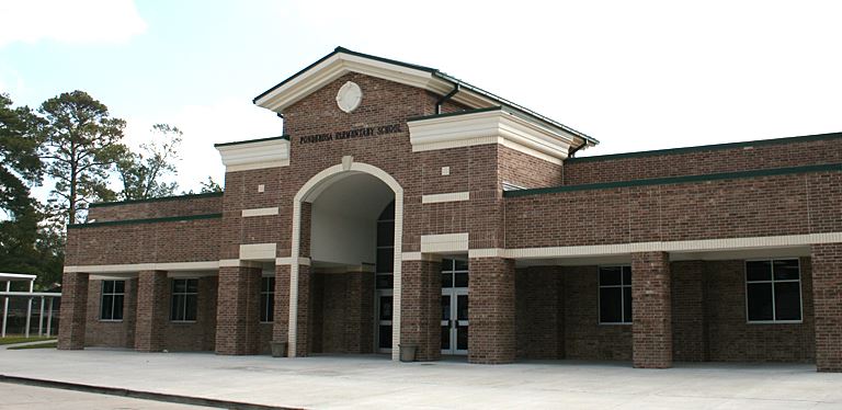 ponderosa elementary school building from the outside