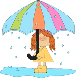 girl under umbrella